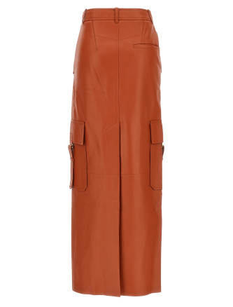 'Illustration' midi skirt #