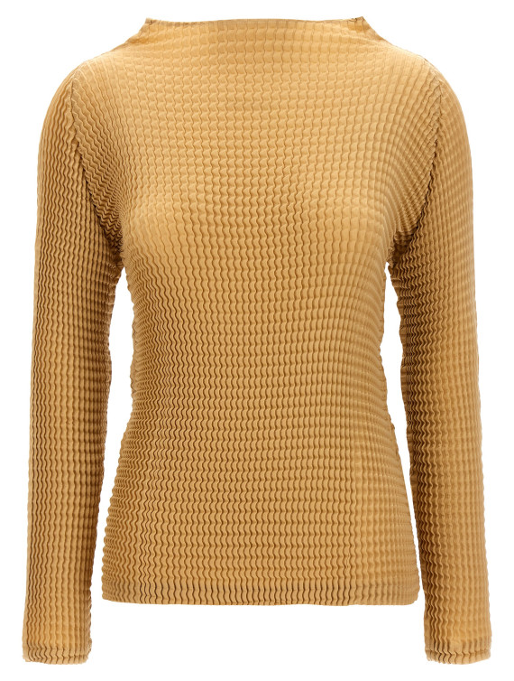 'Suede Like Pleats' blouse #1