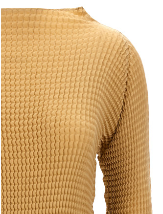 'Suede Like Pleats' blouse #