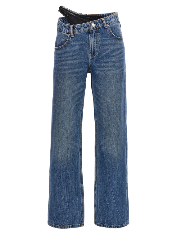 'Dip Side Lace Undie' jeans #1