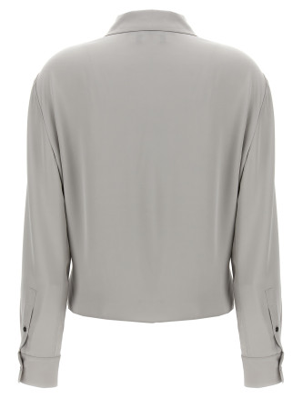 'PK Label Wrap' blouse #