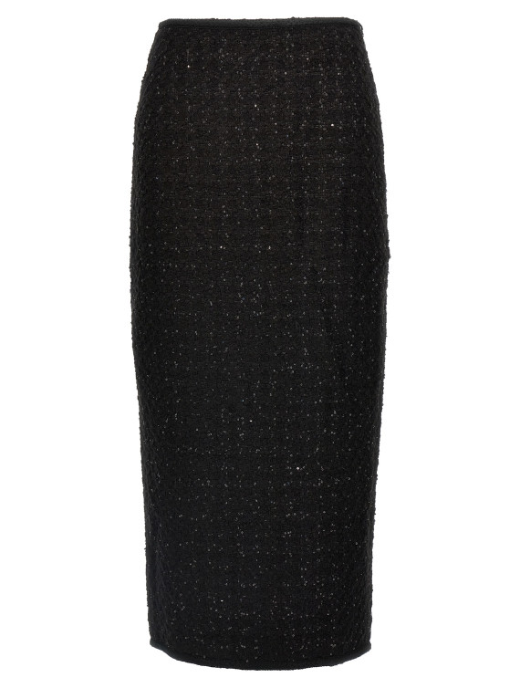 Maxi bouclé skirt #1