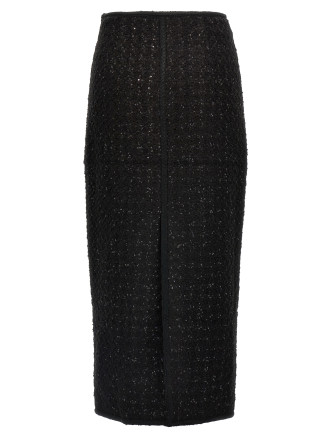 Maxi bouclé skirt #