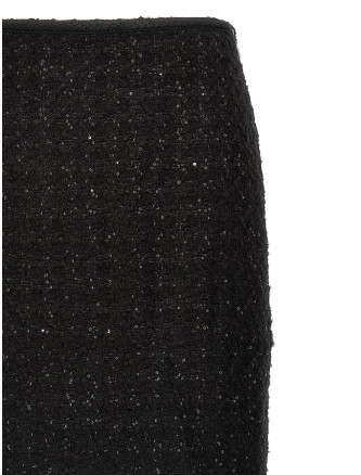 Maxi bouclé skirt #