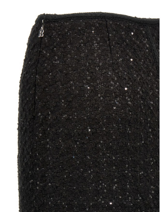 Maxi bouclé skirt #