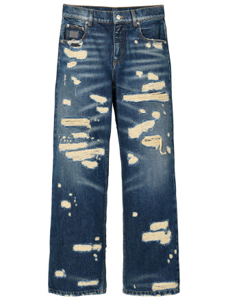 'The Rip And Repair Straight Jean' jeans