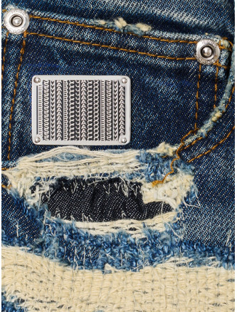 'The Rip And Repair Straight Jean' jeans #