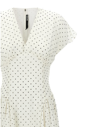 Polka dot maxi dress #