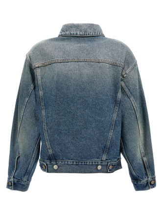 Cut-out denim jacket #