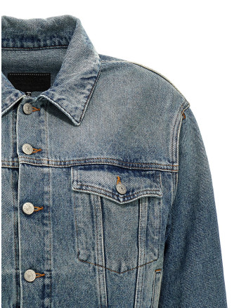 Cut-out denim jacket #