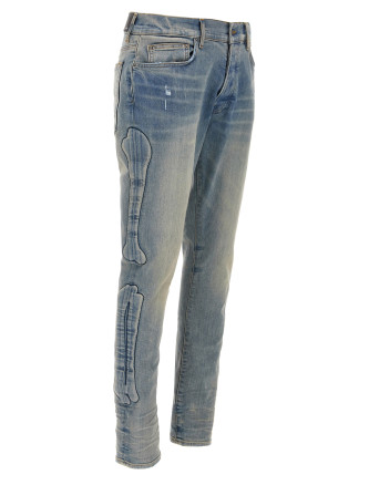 '3D Bones' jeans #