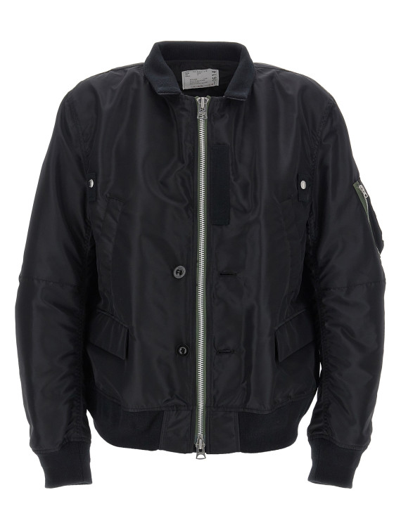 Nylon bomber jacket #1