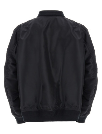 Nylon bomber jacket #