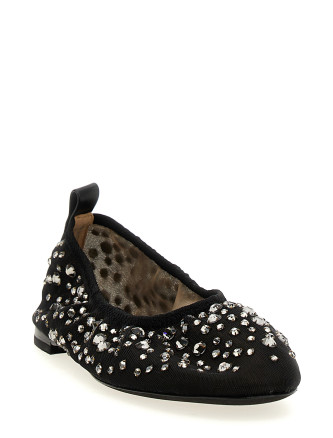 'Crystal' ballet flats #