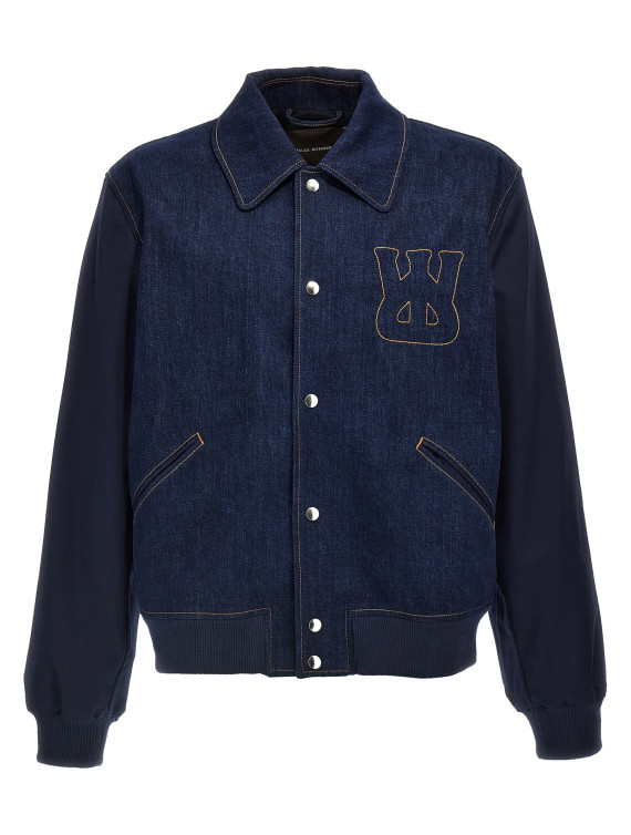 'The Echo Denim Varsity' jacket #1