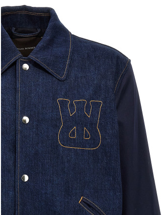 'The Echo Denim Varsity' jacket #