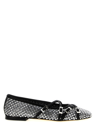 'Crystal Net' ballet flats