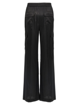 Cargo silk pants #