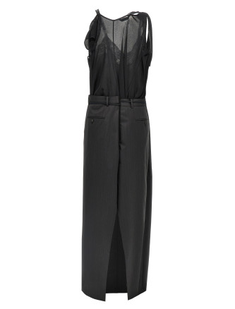 'Patched Slip' dress #