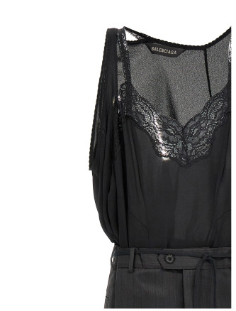 'Patched Slip' dress #