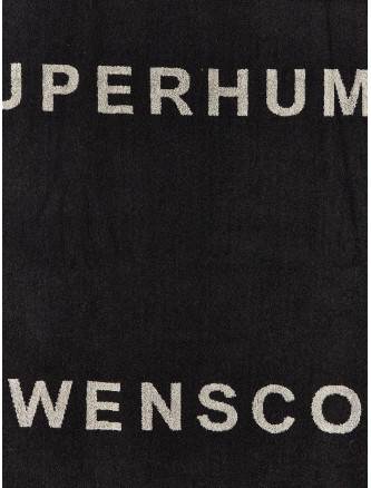 Beach towel written #