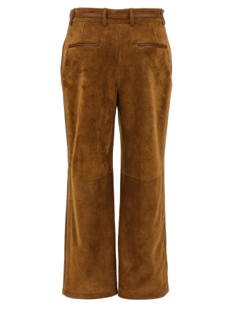 Suede pants #