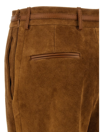 Suede pants #