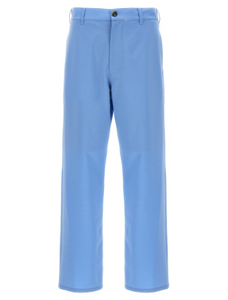 Logo embroidery pants