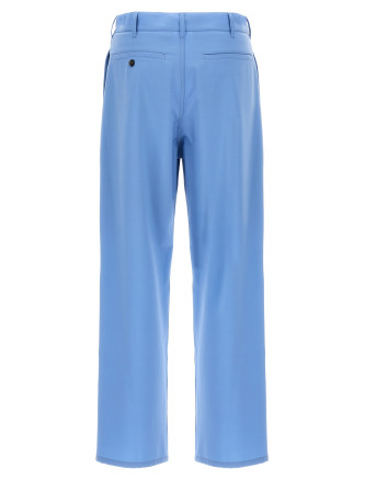 Logo embroidery pants #