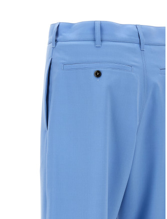 Logo embroidery pants #