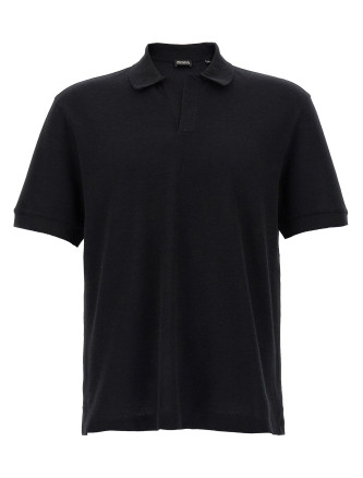 Cashmere polo shirt