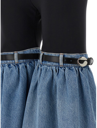 'Hybrid Denim Flare' pants #