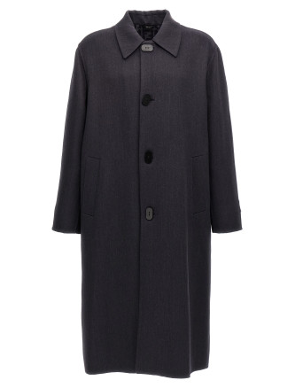 Double wool coat