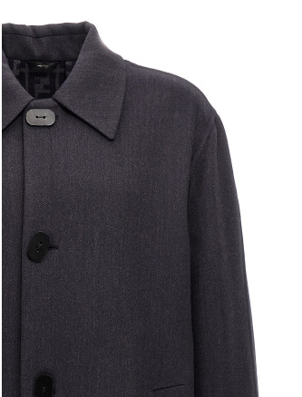 Double wool coat #