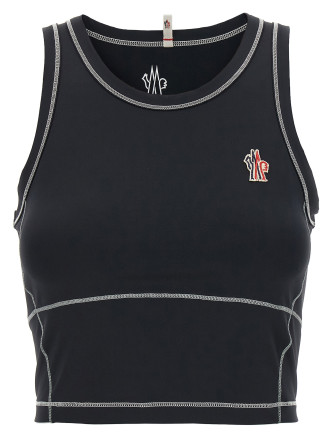 Logo patch sporty top