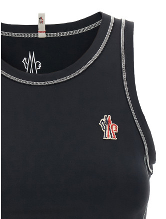 Logo patch sporty top #