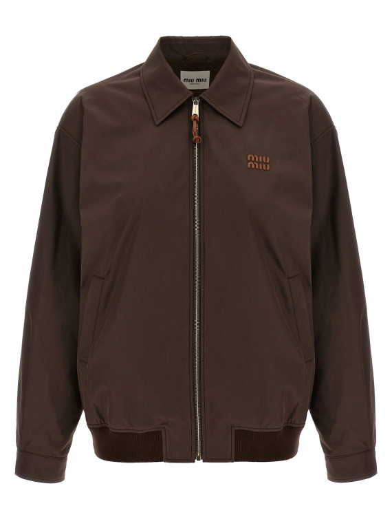 Panama cotton blouson #1