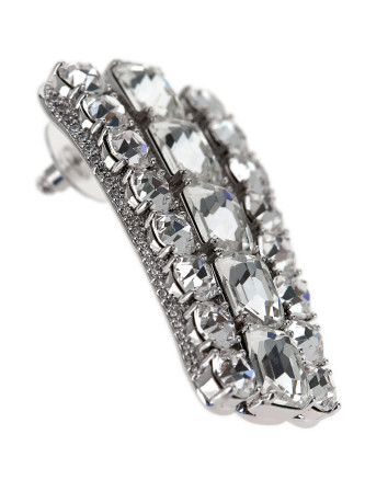 'Multi Crystal' earrings #