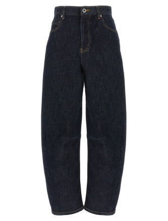 'Indigo Barrel Leg' jeans