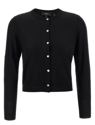 Wool cropped cardigan