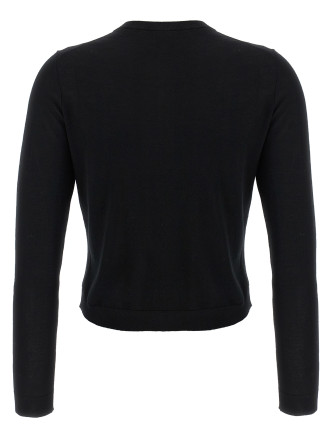 Wool cropped cardigan #