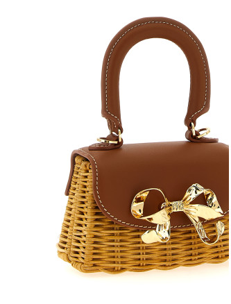 'Rattan micro bow' handbag #
