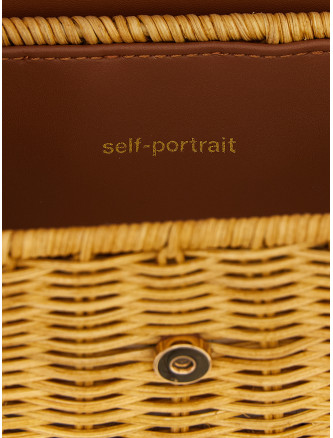 'Rattan micro bow' handbag #