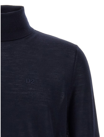 'D2' turtleneck sweater #