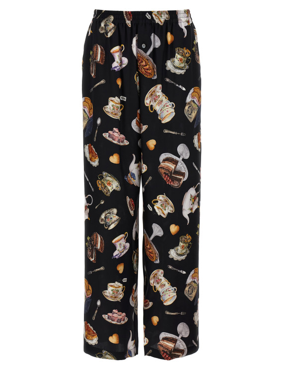 'Tea time' print pants #1