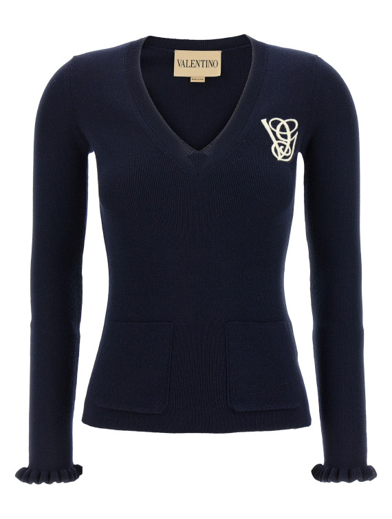 Valentino Garavani embroidery sweater #1