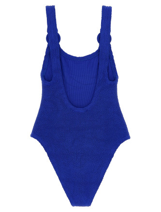 'Domino Swim' one-piece swimsuit #