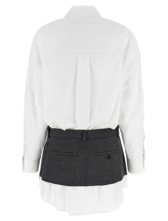 'Pre-Styled Shirt Dress W Chain' dress #