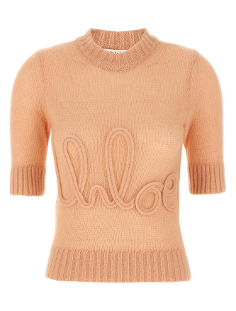 Logo embroidery sweater