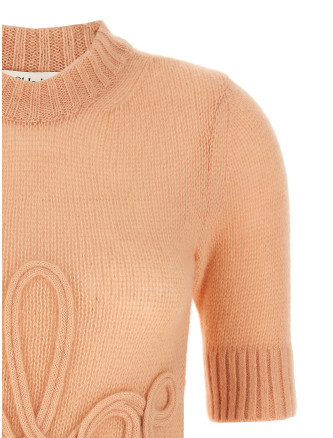 Logo embroidery sweater #